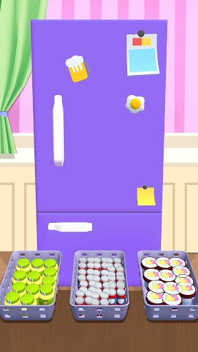 Remplir Le Frigo:Jeu Rangement screen 2